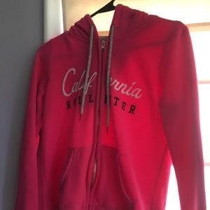 hollister zip up hoodie